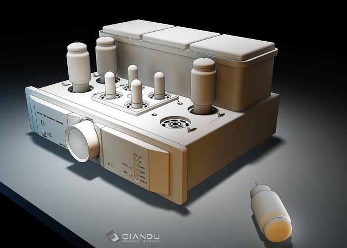 真空电子管功放产品级别渲染